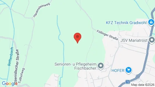 Apartments for rent i Eggersdorf bei Graz - kort over placeringen