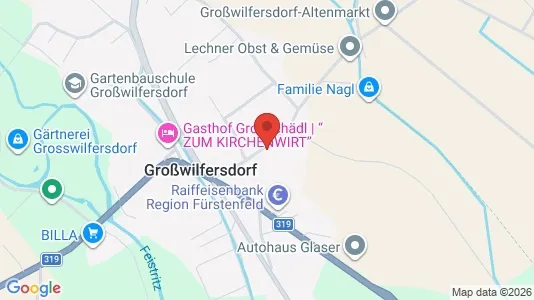 Apartments for rent i Großwilfersdorf - kort over placeringen