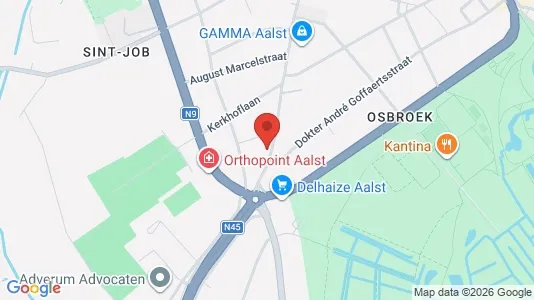 Apartments for rent i Aalst - kort over placeringen
