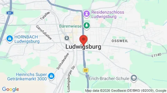 Apartments for rent in Ludwigsburg - Photo from Google Street View