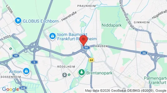 Apartments for rent in Frankfurt Mitte-West - Photo from Google Street View