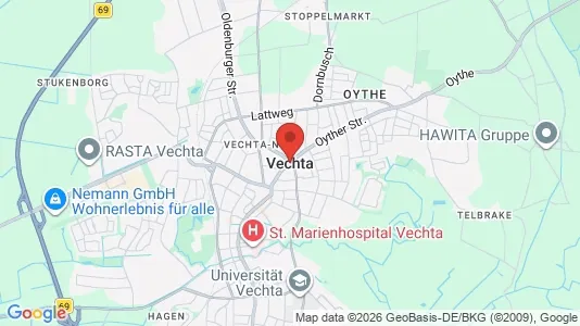 Apartments for rent in Vechta - Photo from Google Street View