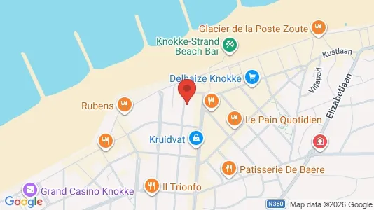 Apartments for rent in Knokke-Heist - Photo from Google Street View