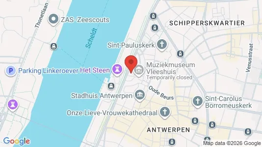 Apartments for rent i Stad Antwerp - kort over placeringen