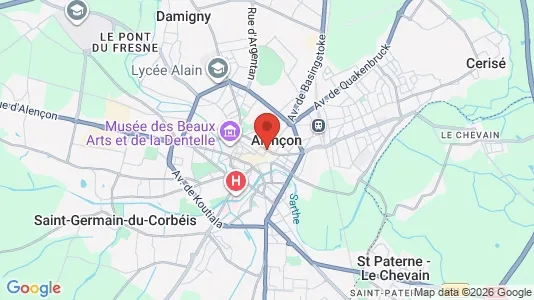 Apartments for rent in Alençon - Photo from Google Street View