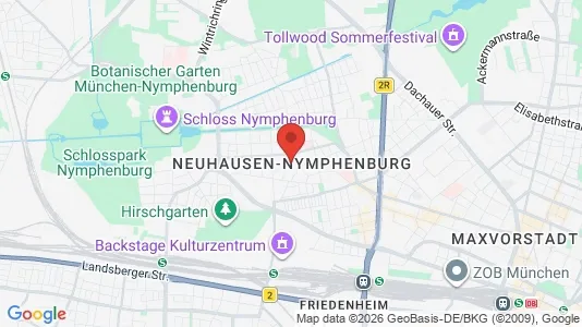 Apartments for rent in Munich Neuhausen-Nymphenburg - Photo from Google Street View