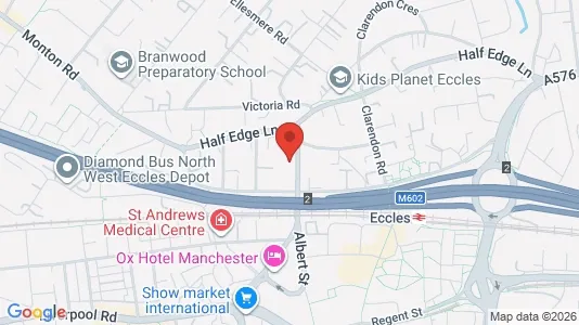Apartments for rent i Manchester - Lancashire - kort over placeringen