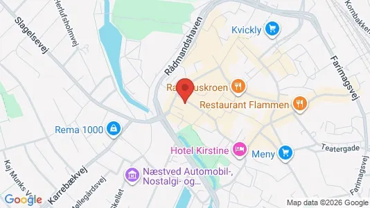 Apartments for rent i Næstved - kort over placeringen