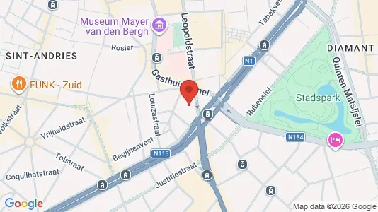 Apartments for rent i Stad Antwerp - kort over placeringen