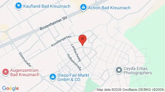 Apartments for rent in Bad Kreuznach - Photo from Google Street View