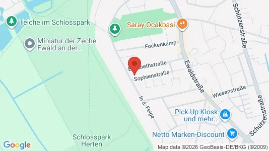 Apartments for rent i Recklinghausen - kort over placeringen