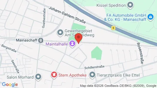 Apartments for rent in Aschaffenburg - Photo from Google Street View