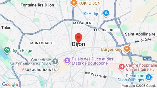 Apartments for rent in Dijon - Photo from Google Street View