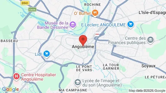 Apartments for rent in Angoulême - Photo from Google Street View