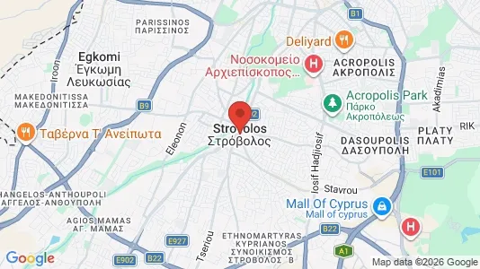 Apartments for rent in Nicosia Strovolos - Photo from Google Street View