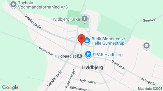 Apartments for rent i Thyholm - kort over placeringen