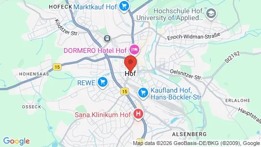 Apartments for rent in Hof - Photo from Google Street View