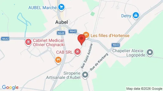 Apartments for rent i Aubel - kort over placeringen