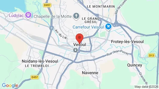Apartments for rent in Vesoul - Photo from Google Street View