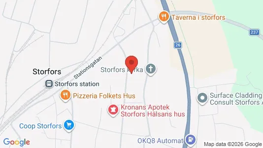 Apartments for rent i Storfors - kort over placeringen