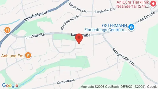 Apartments for rent i Mettmann - kort over placeringen