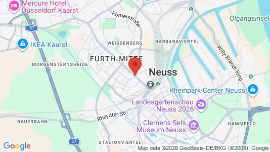 Apartments for rent i Rhein-Kreis Neuss - kort over placeringen
