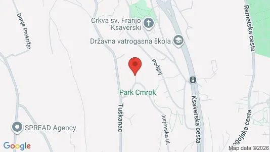 Apartments for rent i Sljeme (Medvednica-Tomislavac) - kort over placeringen
