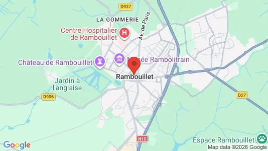 Houses for rent i Rambouillet - kort over placeringen