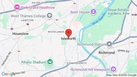 Apartments for rent i Isleworth - Middlesex - kort over placeringen