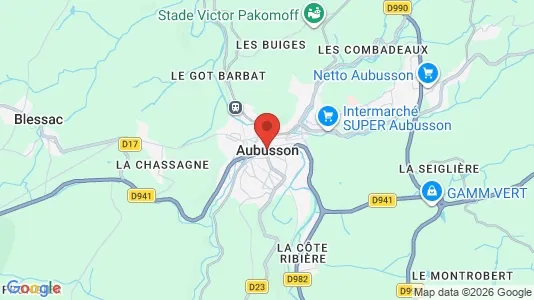 Apartments for rent in Aubusson - Photo from Google Street View