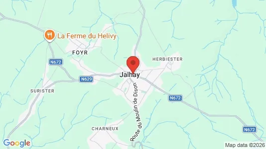 Apartments for rent i Jalhay - kort over placeringen