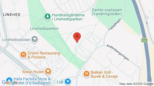 Apartments for rent i Halmstad - kort over placeringen