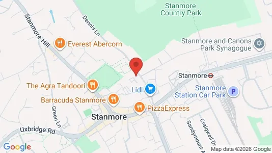 Apartments for rent i Stanmore - Middlesex - kort over placeringen