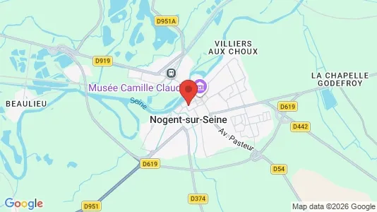 Apartments for rent in Nogent-sur-Seine - Photo from Google Street View