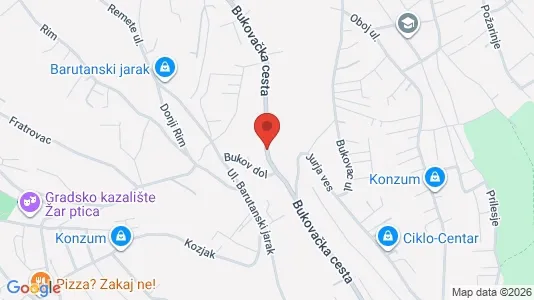 Apartments for rent i Sljeme (Medvednica-Tomislavac) - kort over placeringen