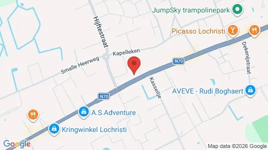 Apartments for rent i Lochristi - kort over placeringen