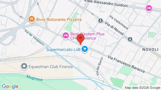 Rooms for rent i Florence - kort over placeringen