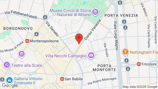 Apartments for rent i Milano Zona 1 - Centro storico - kort over placeringen