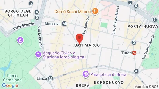 Apartments for rent i Milano Zona 1 - Centro storico - kort over placeringen