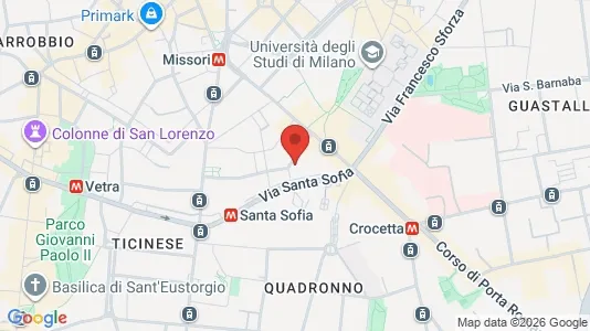 Rooms for rent i Milano Zona 1 - Centro storico - kort over placeringen