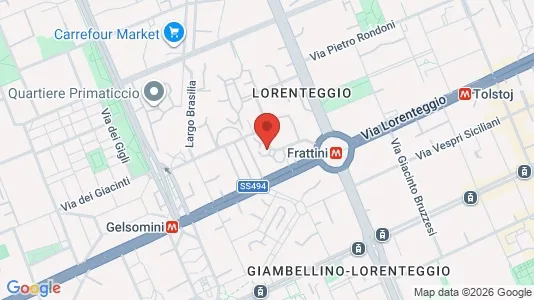 Rooms for rent i Milano Zona 6 - Barona, Lorenteggio - kort over placeringen