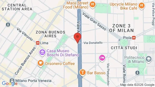 Apartments for rent i Milano Zona 1 - Centro storico - kort over placeringen