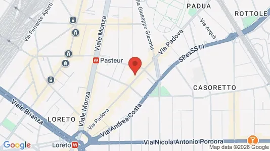 Apartments for rent i Milano Zona 2 - Stazione Centrale, Gorla, Turro, Greco, Crescenzago - kort over placeringen
