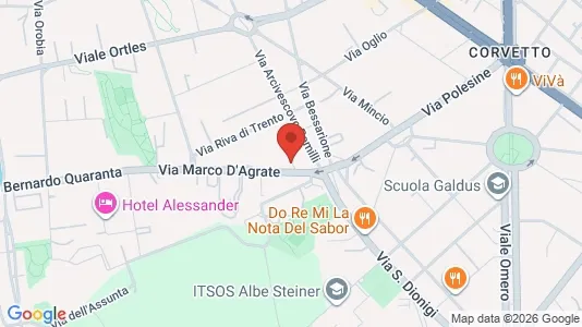 Rooms for rent i Milano Zona 5 - Vigentino, Chiaravalle, Gratosoglio - kort over placeringen