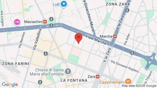 Apartments for rent i Milano Zona 9 - Porta Garibaldi, Niguarda - kort over placeringen