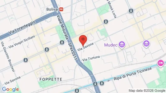 Rooms for rent i Milano Zona 6 - Barona, Lorenteggio - kort over placeringen