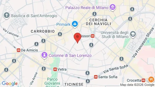 Apartments for rent i Milano Zona 1 - Centro storico - kort over placeringen