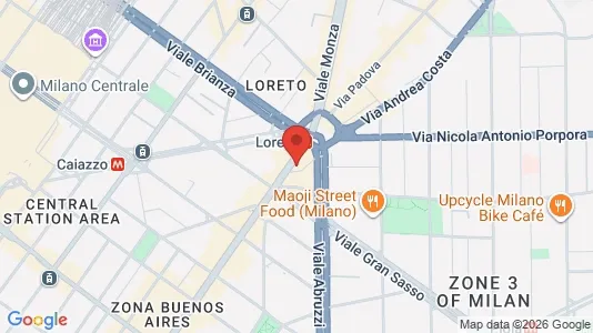 Rooms for rent i Milano Zona 3 - Porta Venezia, Città Studi, Lambrate - kort over placeringen