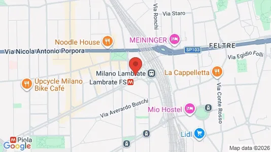 Rooms for rent i Milano Zona 3 - Porta Venezia, Città Studi, Lambrate - kort over placeringen