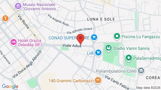 Rooms for rent i Sassari - kort over placeringen